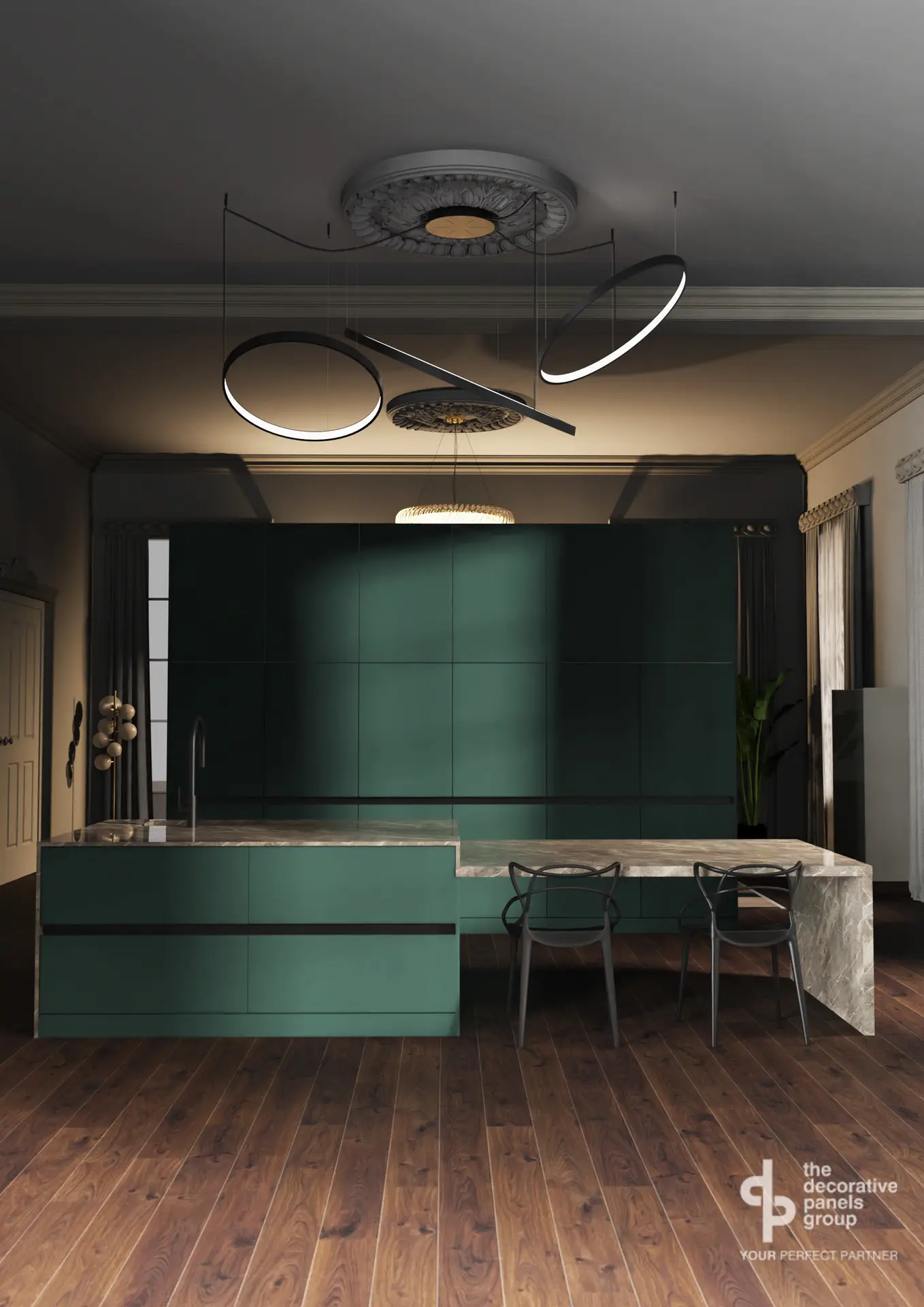 Italian Style - Kitchen Kombu Green August 2023 Serica